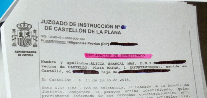 Diligencias Ali Brancal