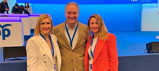 Carrasco destaca el “peso” que “la ciudad de Castellón tendrá en el nuevo proyecto, de la mano de Fabra y Salomé Pradas, actual senadora y miembro nato de la Junta Directiva Nacional del PP”.