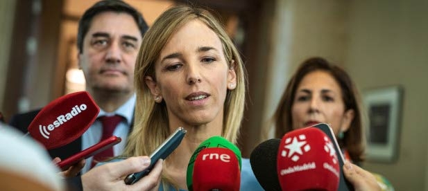 La portavoz del GPP en el Congreso de los Diputados, Cayetana Álvarez de Toledo