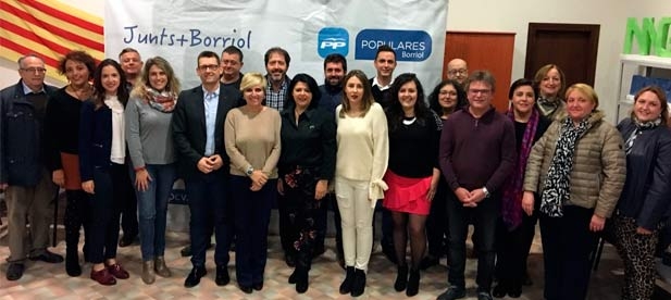 Consuelo Vilarrocha se ha convertido esta tarde en la nueva presidenta de la agrupación local del Partido Popular de Borriol.