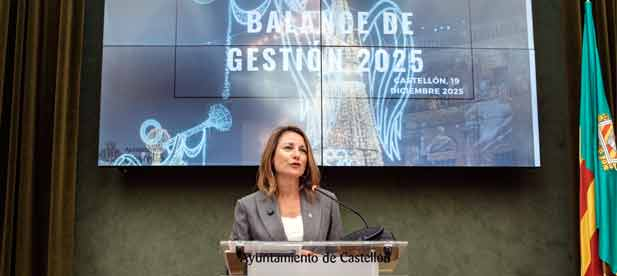 La primera edila hace tambi&eacute;n balance de la gesti&oacute;n del Gobierno municipal durante el presente a&ntilde;o y avanza un 2026 con un presupuesto r&eacute;cord de m&aacute;s de 253 millones de euros y un marcado car&aacute;cter inversor.