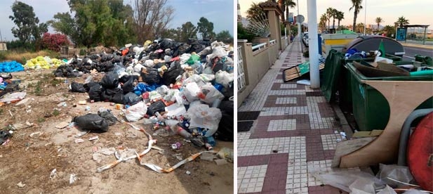 El PP ya tuvo que denunciar el retraso en la colocación de las pasarelas de acceso a la orilla del mar, el 4 de julio todavía estaban por colocar.