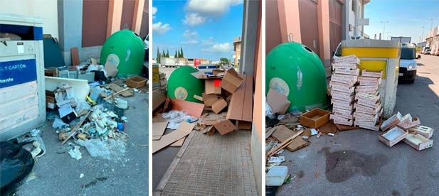 Estas imágenes son una constante en la ciudad de Castellón. Pagamos impuestos para esto. 
