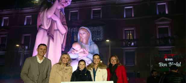 "Queremos que este Belén sea de quien da sentido a esta institución, de la provincia de Castellón", ha expresado la presidenta de la Diputación, Marta Barrachina