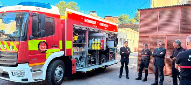 La Bomba Nodriza Pesada alcanza 14.000 litros de agua y refuerza la eficacia en emergencias