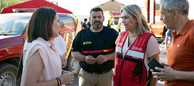 "Ante una emergencia,  garantizamos una r&aacute;pida respuesta para mitigar las consecuencias lo m&aacute;s pronto posible, subrayando nuestra prioridad en la atenci&oacute;n a los municipios y a los castellonenses", ha expresado la presidenta Marta Barrachina