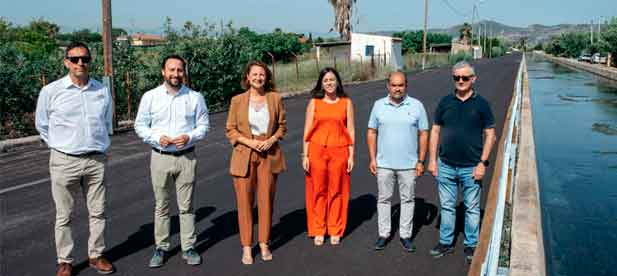 Carrasco: "Seguimos cumpliendo con la palabra dada con 13 caminos asfaltados en el entorno de la Marjaler&iacute;a y nuevos asfaltados este mes de junio que concluir&aacute;n en los pr&oacute;ximos d&iacute;as"