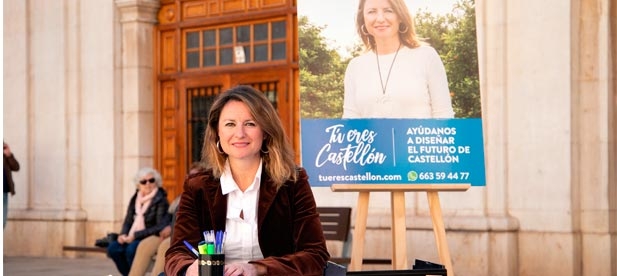 Carrasco: “Hemos lanzado la campaña ‘Tú eres Castellón' porque creemos en las personas y queremos que todos los ciudadanos decidan la ciudad del futuro”