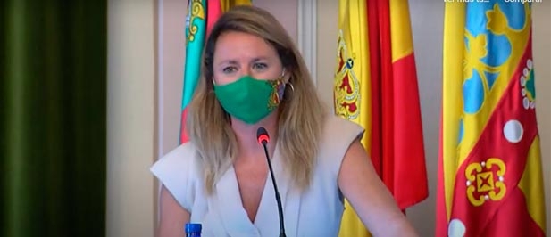 La portavoz del Partido Popular en el Ayuntamiento de Castellón, Begoña Carrasco, denuncia el ninguneo de la inversión estatal de Pedro Sánchez en la ciudad de Castellón.