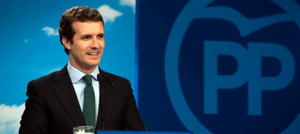 Pablo Casado en rueda de prensa Valoración Resultados Electorales