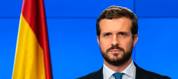Pablo Casado en declaración institucional