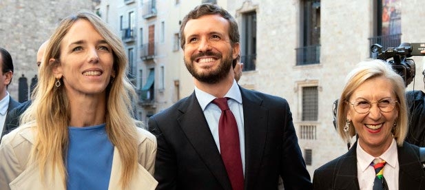 Casado pregunta a Sánchez desde Barcelona cuántas naciones hay en España, si va a pactar con Torra y Junqueras