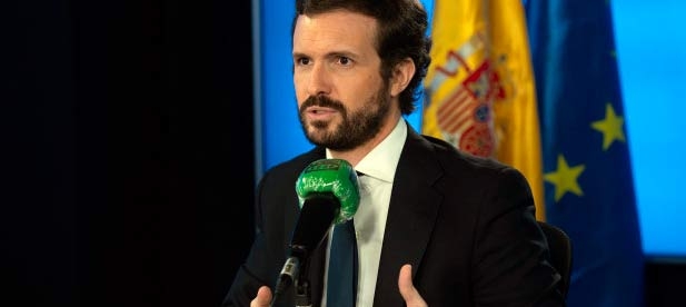 Pablo Casado entrevistado en Más de Uno de Onda Cero