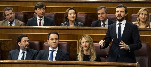 Pablo Casado en la Sesión de Control al Gobierno