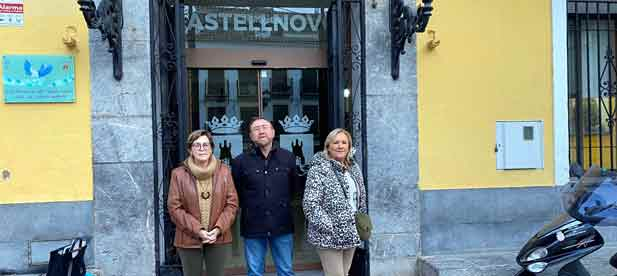 Mar&iacute;a Amparo Escrig, portavoz del PP en Castellnovo, advierte que el espacio, que se ha ejecutado en La Mina, debe vallarse para dar mayor protecci&oacute;n a los visitantes.