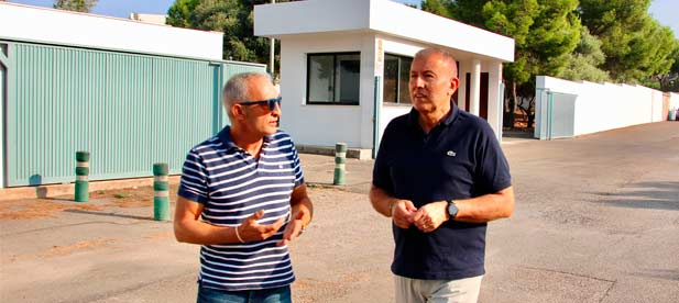 La actuación mejorará el asfaltado y la entrada y salida de vehículos en esta instalación municipal situada en el Camí de l'Enramada.