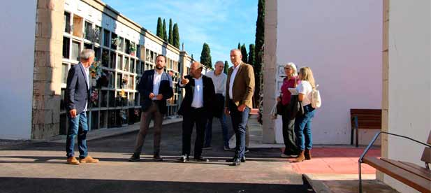 Sergio Toledo destaca las mejoras en los cementerios de Castellón y la ampliación de horarios con motivo de Todos los Santos.