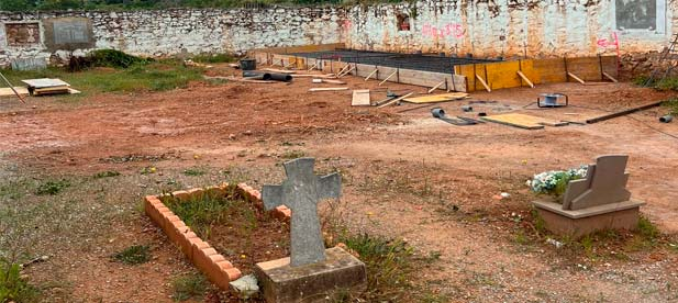 Los cerca de 40 nuevos nichos se suman a los existentes “y dan un desahogo a la demanda de nuestros vecinos. Era una obra urgente que llevamos años reclamando”.