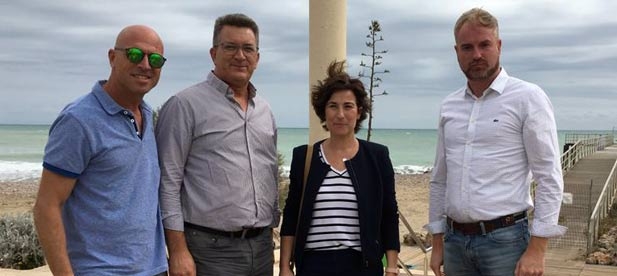 Clavell: "Cada día que el  PSOE y Sánchez están en el poder, la regresión de la costa avanza sin frenos"