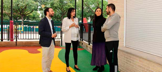 Sergio Toledo destaca la inversión récord de casi 2 millones en la mejora de colegios públicos bajo el gobierno de Begoña Carrasco.