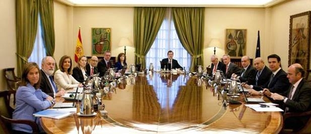 Consejo de Ministros presidido por Rajoy