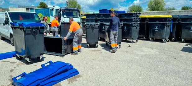 El Consistorio coordina con Fobesa los horarios de recogida para ser más eficiente y recogerán el cartón en los comercios