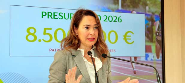 La concejala de deportes, Maica Hurtado, ha destacado que el presupuesto es "una apuesta firme por el deporte y una inversión que retorna en forma de actividad económica y proyección para la ciudad"