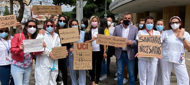 Toledo: "Por un lado el socialista Ximo Puig nos pide responsabilidad a los ciudadanos mientras deja en la calle a los sanitarios que son el muro de contención de esta pandemia"