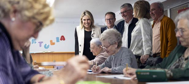 Desde la Diputación de Castellón reforzamos nuestro compromiso con las personas mayores", afirma Marta Barrachina.