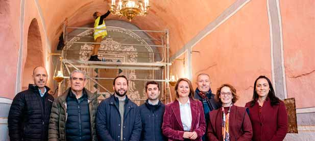 La alcaldesa de Castell&oacute;n, Bego&ntilde;a Carrasco, recuerda la inacci&oacute;n del gobierno anterior "hemos actuado porque nadie lo hizo antes y las filtraciones que han causado da&ntilde;os en las pinturas se arrastran de la anterior legislatura"