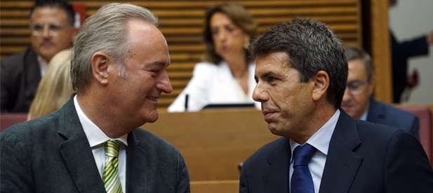 Alberto Fabra celebra su "entusiasmo" con el cambio de gobierno en Les Corts. "Castellón lo ha pedido y no les vamos a fallar. Con Carlos Mazón llega la escucha y con Feijóo el mejor futuro"