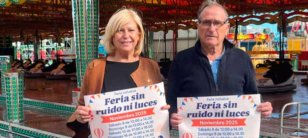 Clara Adsuara destaca la apuesta del Gobierno de Castellón por la inclusividad en la Feria de Todos los Santos.