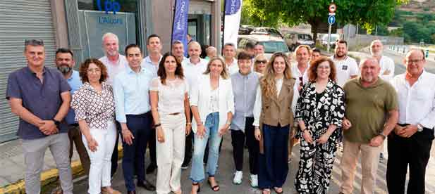 Marta Barrachina pone en valor el peso de la juventud en el equipo que el PP posee en l&rsquo;Alcora. &ldquo;No es una casualidad, somos un partido cercano y que trabaja a pie de calle&rdquo;