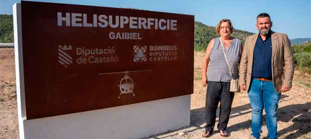 David Vicente: "La helisuperficie de Gaibiel refuerza la respuesta ante emergencias en el interior"