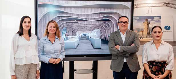 La alcaldesa destaca proyectos de colaboración institucional como la reforma de la Rotonda del Centenario, el Edificio Moruno, la cesión del Jardín del Puerto y la nueva Vía Verde