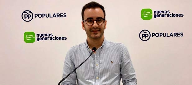Herminio Serra, secretario general de NNGG, celebra que los jóvenes "alcen la voz contra la izquierda y exige a PSOE y Compromís que trabajen para asegurar el inicio de curso"