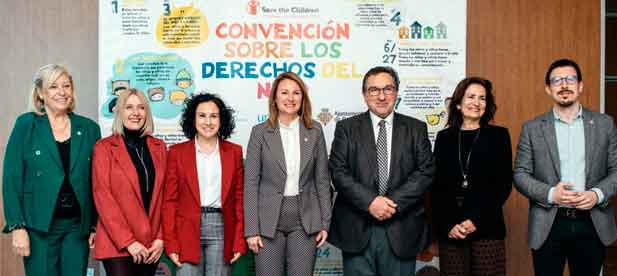 El acto, impulsado por UNICEF con la concejal&iacute;a de Familia e Infancia, se ha celebrado en el Centro de Turismo del Grao con diez ciudades. La consellera Elena Albalat ha destacado el papel institucional en la protecci&oacute;n de la infancia.