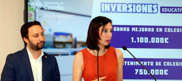 El Ayuntamiento destina 1,85 millones a obras de mejora y mantenimiento en centros educativos