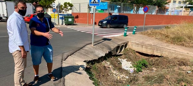 El PP ha alertado de la "falta de capacidad de desagüe de los cauces que rodean la ciudad, justo cuando la Agencia Estatal de Meteorología anuncia posibles episodios de lluvias de hasta 100 litros por metro cuadrado para la próxima semana en Castellón"