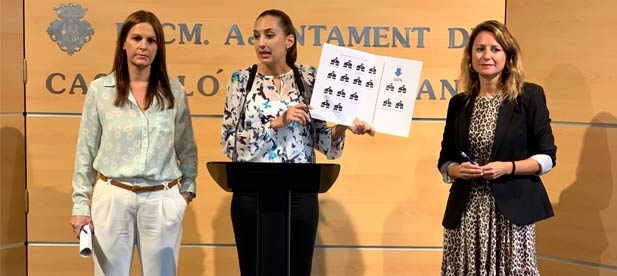 María España: "Los colegios Vicent Marçà y Herrero iniciarán el curso en barracones en contra de lo que socialistas y nacionalistas prometieron a las familias”