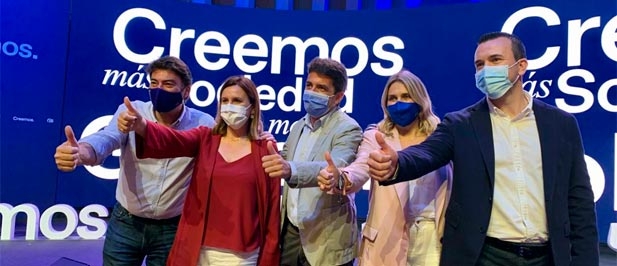 La líder provincial defiende los intereses de Castellón ante el presidente del PP Pablo Casado “frente a un PSOE que ha decidido desmantelar recursos y frenar nuestro futuro”