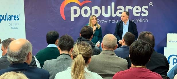 La líder del Partido Popular en Castellón reúne en Mascarell a la cúpula del partido y asegura que "ya es la hora de que esta provincia alce la voz con firmeza para exigir a Pedro Sánchez los fondos que devuelvan a nuestro territorio el liderazgo perdido”