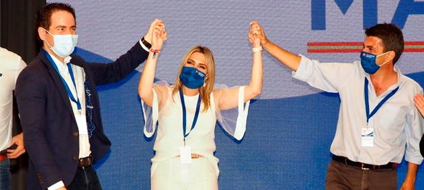 La nueva presidenta provincial del Partido Popular de Castellón ha iniciado su intervención recordando a los 728 castellonenses que han fallecido como consecuencia del COVID-19
