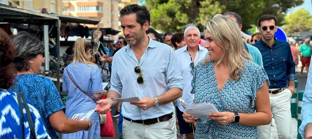 La líder provincial del PPCS arropa al vicesecretario de Cultura y Sociedad Abierta del PP, Borja Sémper, en su visita a la provincia y reivindica "el momento de decidir todos juntos el 23J".