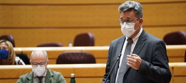 El senador del PPCS, Vicente Martínez Mus, reivindica "la libertad de uso del agua frente a la directriz socialista para reducir derechos y presionar en favor del uso de las desaladoras"