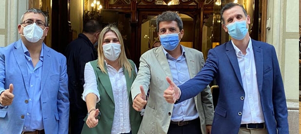 Asiste a la Junta local que elige a Alejandro Clausell nuevo presidente del PP Burriana