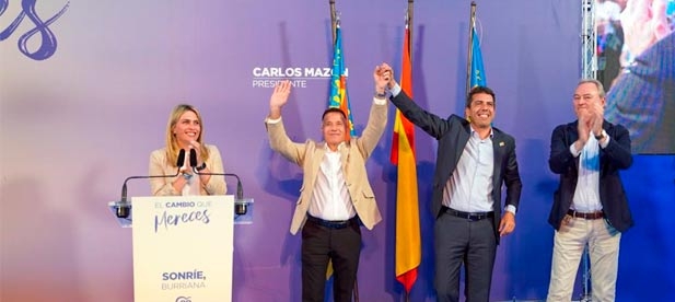 Monferrer: "Burriana es una ciudad privilegiada que tiene en el mar una oportunidad y un privilegio, que tiene el derecho soberano de expresar su voluntad liberada de mordazas socialistas que son sinónimo de pérdida de oportunidades y de inmovilismo"