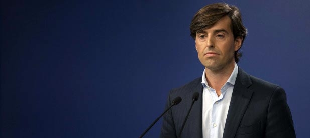 El vicesecretario de Comunicación, Pablo Montesinos, atiende a los medios de comunicación