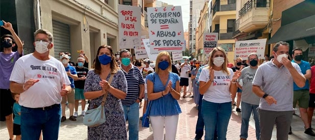 Vicente Martínez Mus, senador del PPCS, exige la inversión que “proteja nuestras costas con inversión porque la única acción del PSOE ha sido la de confiscar Torre la Sal”