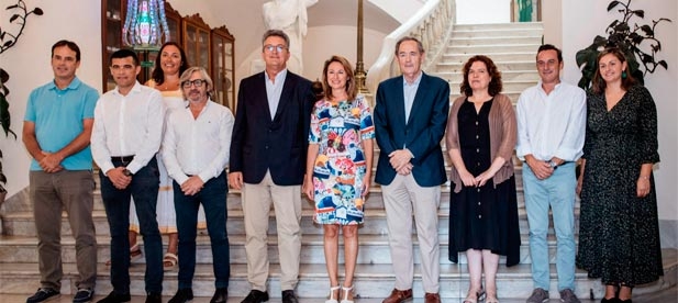 a alcaldesa de Castellón Begoña Carrasco y el conseller de Medio Ambiente, Infraestructuras y Territorio, Vicente Martínez Mus, presiden una reunión bilateral de trabajo donde avanzan en proyectos claves de ciudad